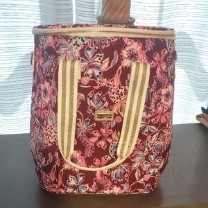 Lilly Pulitzer Floral Deluxe Wine Carrier